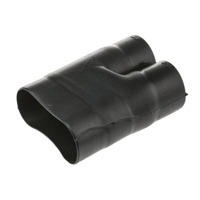 TE Connectivity T Joint Black, Fluid Resistant Elastomer, 26.9mm