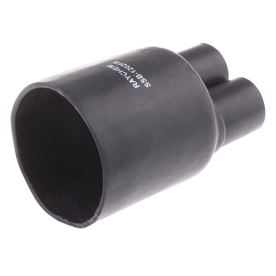 TE Connectivity Multi-Legged Black, Modified Polyolefin Adhesive Lined, 40.64mm