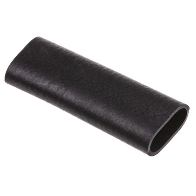 SES Sterling Expandable Chloroprene Black Cable Sleeve, 12mm Diameter, 50mm Length, Helavia Series