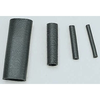 SES Sterling Expandable Chloroprene Black Cable Sleeve, 14mm Diameter, 50mm Length, Helavia Series