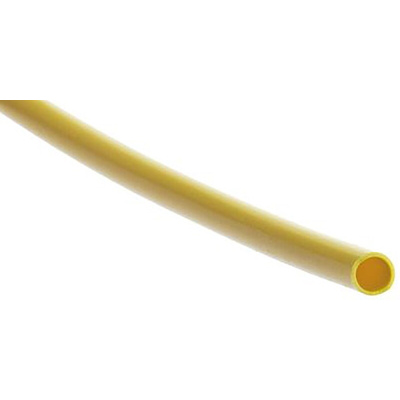 HellermannTyton Silicone Rubber Yellow Cable Sleeve, 0.5mm Diameter, 25mm Length, SLPLU 5 Series