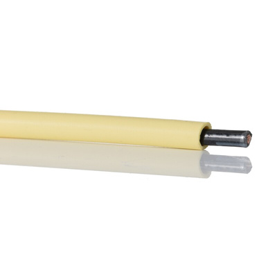 HellermannTyton Silicone Rubber Yellow Cable Sleeve, 3mm Diameter, 25m Length, SLPLU 30 Series
