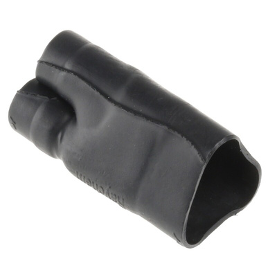 TE Connectivity Branching Black, Fluid Resistant Elastomer, 13.2mm