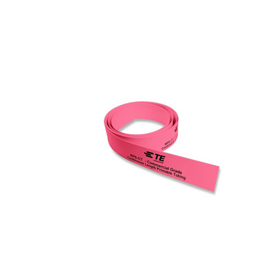 TE Connectivity Cross Linked Polyolefin Pink Cable Sleeve, 50m Length, RPS-CT Series