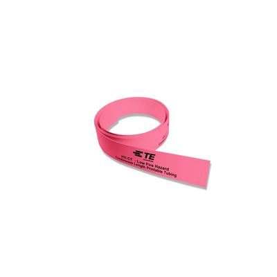 TE Connectivity Cross Linked Polyolefin Pink Cable Sleeve, 50m Length, HX-CT Series