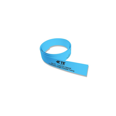 TE Connectivity Cross Linked Polyolefin Blue Cable Sleeve, 50m Length, HX-CT Series