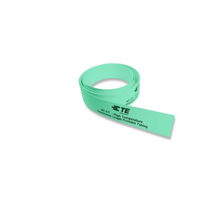 TE Connectivity Cross Linked Polyolefin Green Cable Sleeve, 50m Length, HT-CT Series