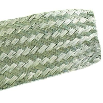 Alpha Wire Expandable Braided Tinned Copper Silver Braided Copper Wire, 1.98mm Diameter, 30m Length, FIT Brass Braid