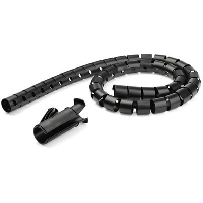 StarTech.com Expandable Polyethylene Black Cable Sleeve, 1.8in Diameter, 4.9ft Length, CMSC Series