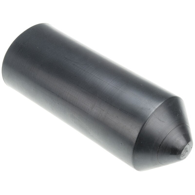 TE Connectivity End Cap Black, Polyolefin Adhesive Lined, 75mm