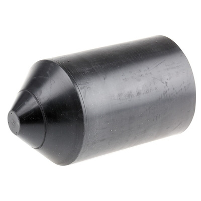 TE Connectivity End Cap Black, Polyolefin Adhesive Lined, 100mm