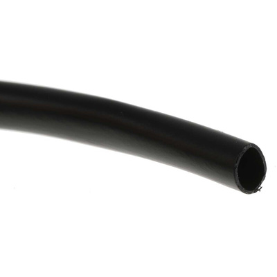 SES Sterling PVC Black Cable Sleeve, 5mm Diameter, 25m Length, Plio-Super Series