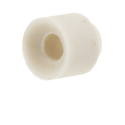 White Ceramic Bead 1.5mm Bore Size +1200°C