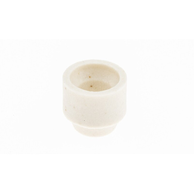 White Ceramic Bead 4.5mm Bore Size +1200°C