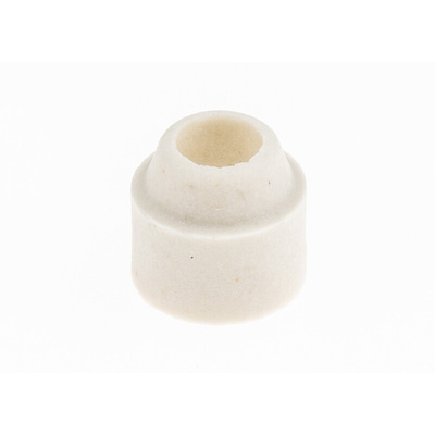 White Ceramic Bead 4.5mm Bore Size +1200°C