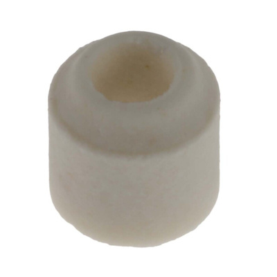 White Ceramic Bead 2.5mm Bore Size +1200°C
