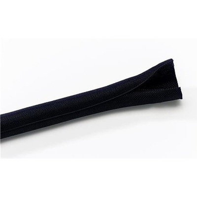 Thomas & Betts Braided Polyester Black Cable Sleeve, 19mm Diameter, 25m Length, Bind-It Series