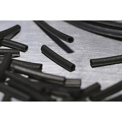 HellermannTyton Expandable Chloroprene Black Cable Sleeve, 7.5mm Diameter, 30mm Length, H75X30BK Series