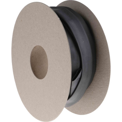 RS PRO Heat Shrink Tubing, Black 12.7mm Sleeve Dia. x 10m Length 2:1 Ratio