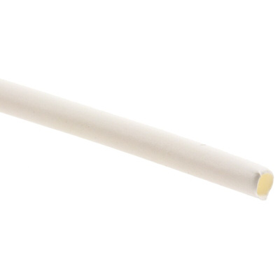RS PRO Heat Shrink Tubing, White 1.6mm Sleeve Dia. x 1.2m Length 2:1 Ratio