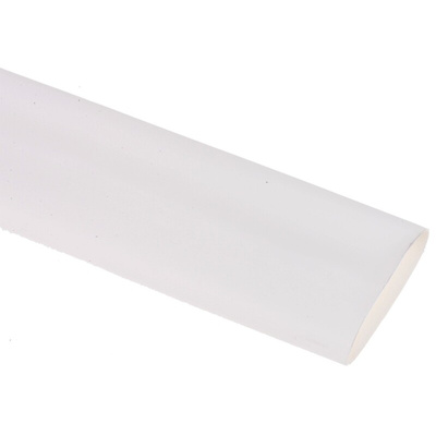 RS PRO Heat Shrink Tubing, White 19.1mm Sleeve Dia. x 1.2m Length 2:1 Ratio