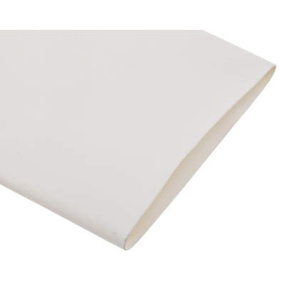 RS PRO Heat Shrink Tubing, White 50.8mm Sleeve Dia. x 1.2m Length 2:1 Ratio