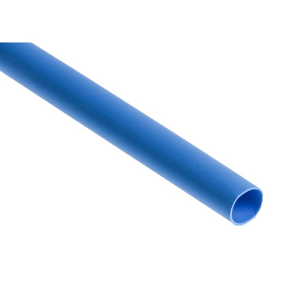 RS PRO Heat Shrink Tubing, Blue 4.8mm Sleeve Dia. x 1.2m Length 2:1 Ratio