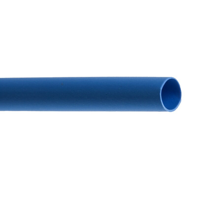RS PRO Heat Shrink Tubing, Blue 4.8mm Sleeve Dia. x 1.2m Length 2:1 Ratio