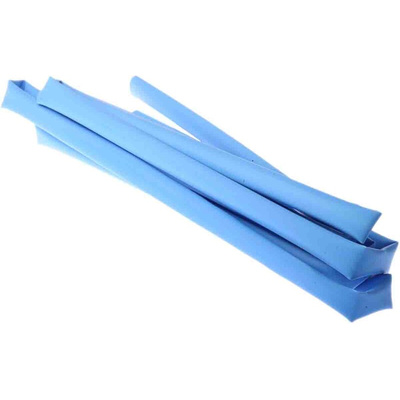 RS PRO Heat Shrink Tubing, Blue 12.7mm Sleeve Dia. x 1.2m Length 2:1 Ratio