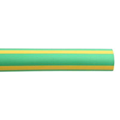 RS PRO Heat Shrink Tubing, Green 12.7mm Sleeve Dia. x 1.2m Length 2:1 Ratio