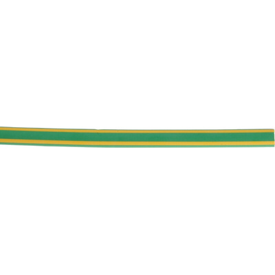 RS PRO Heat Shrink Tubing, Green 3.2mm Sleeve Dia. x 1.2m Length 2:1 Ratio