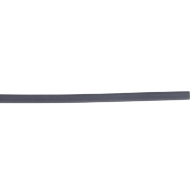 RS PRO Heat Shrink Tubing, Black 3.2mm Sleeve Dia. x 1.2m Length 2:1 Ratio