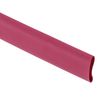 RS PRO Heat Shrink Tubing, Red 19.1mm Sleeve Dia. x 1.2m Length 2:1 Ratio