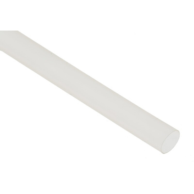 RS PRO Heat Shrink Tubing, Clear 4.8mm Sleeve Dia. x 1.2m Length 2:1 Ratio