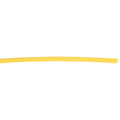 RS PRO Heat Shrink Tubing, Yellow 2.4mm Sleeve Dia. x 1.2m Length 2:1 Ratio