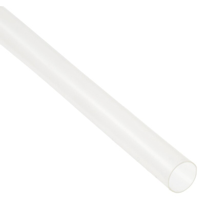 RS PRO Halogen Free Heat Shrink Tubing, Clear 4.8mm Sleeve Dia. x 1.2m Length 2:1 Ratio