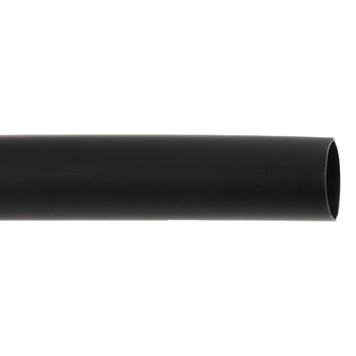RS PRO Adhesive Lined Halogen Free Heat Shrink Tubing, Black 19.1mm Sleeve Dia. x 1.2m Length 3:1 Ratio