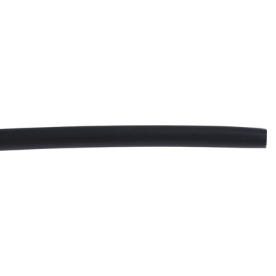 RS PRO Adhesive Lined Halogen Free Heat Shrink Tubing, Black 6.4mm Sleeve Dia. x 1.2m Length 3:1 Ratio