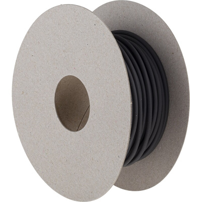 RS PRO Heat Shrink Tubing, Black 2.4mm Sleeve Dia. x 25m Length 2:1 Ratio