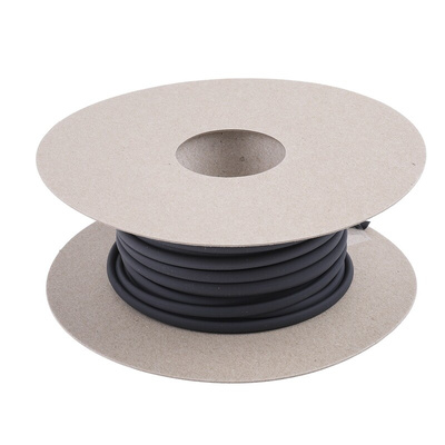 RS PRO Heat Shrink Tubing, Black 3.2mm Sleeve Dia. x 20m Length 2:1 Ratio