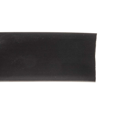 RS PRO Heat Shrink Tubing, Black 25.4mm Sleeve Dia. x 3m Length 2:1 Ratio