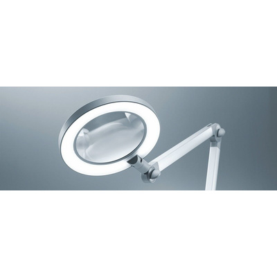 Waldmann MLD 750/850/D LED Magnifying Lamp with Table Clamp Mount, 3.5dioptre, 160mm Lens