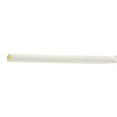 RS PRO Adhesive Lined Heat Shrink Tube, White 3mm Sleeve Dia. x 1.2m Length 3:1 Ratio