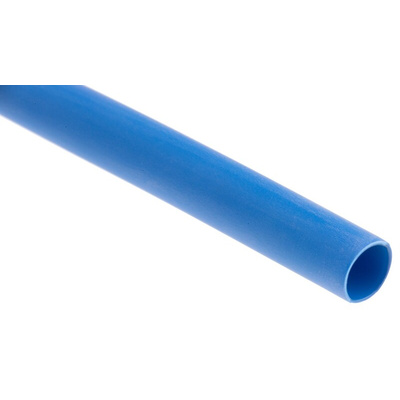 RS PRO Adhesive Lined Heat Shrink Tube, Blue 6.4mm Sleeve Dia. x 1.2m Length 3:1 Ratio