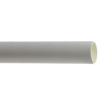 RS PRO Adhesive Lined Heat Shrink Tube, White 6.4mm Sleeve Dia. x 1.2m Length 3:1 Ratio