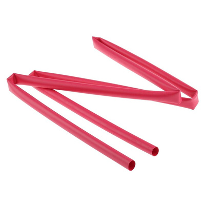 RS PRO Adhesive Lined Heat Shrink Tube, Red 9mm Sleeve Dia. x 1.2m Length 3:1 Ratio