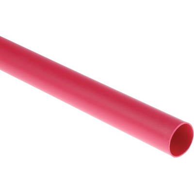 RS PRO Adhesive Lined Heat Shrink Tube, Red 12.7mm Sleeve Dia. x 1.2m Length 3:1 Ratio