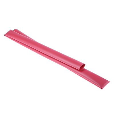 RS PRO Adhesive Lined Heat Shrink Tube, Red 19mm Sleeve Dia. x 1.2m Length 3:1 Ratio