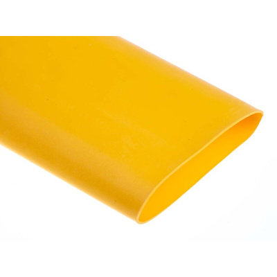 RS PRO Adhesive Lined Heat Shrink Tube, Yellow 40mm Sleeve Dia. x 1.2m Length 3:1 Ratio