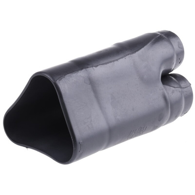 TE Connectivity Branching Black, Fluid Resistant Elastomer, 38.6mm